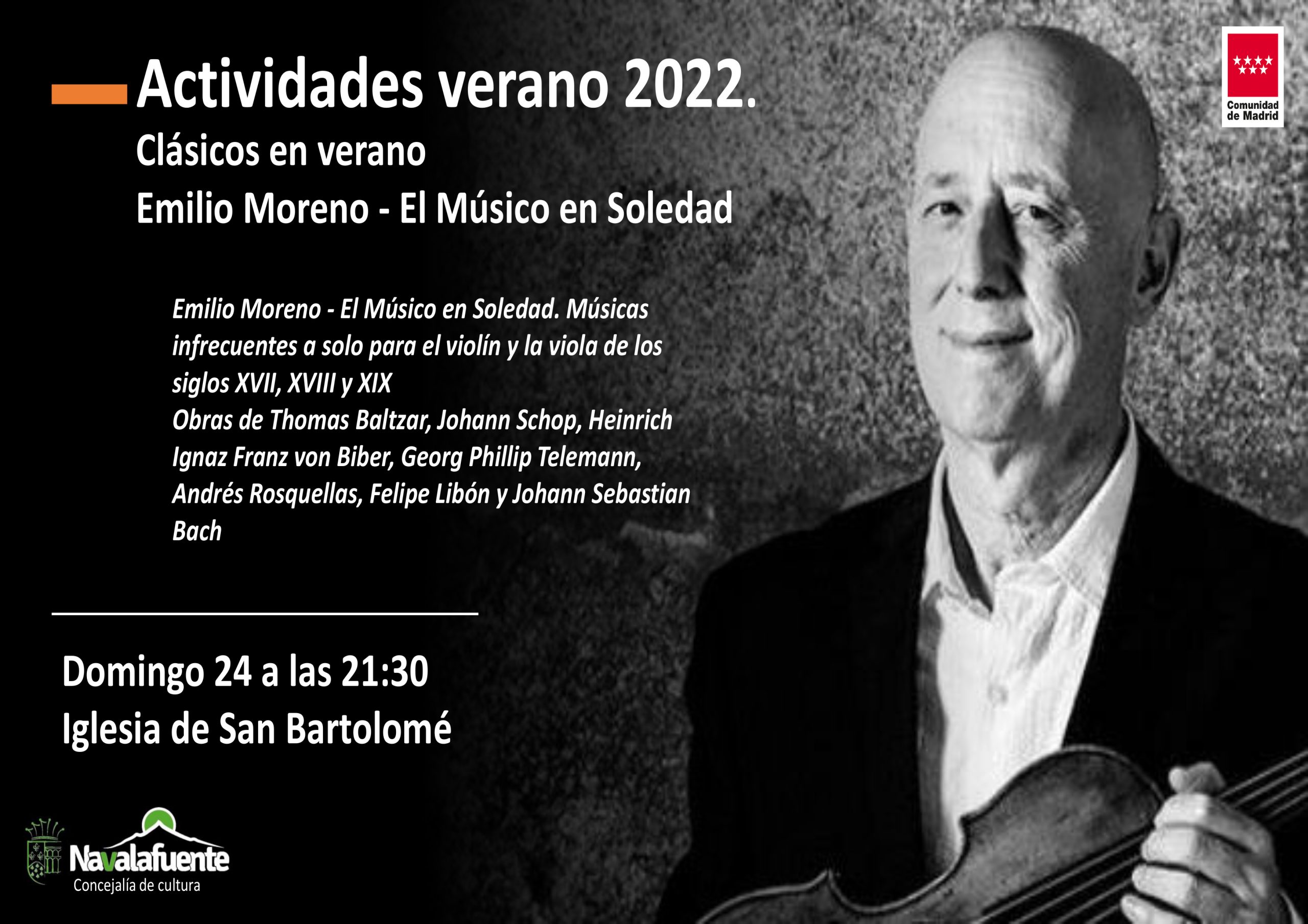 Actividades verano 2022. Concierto 24-07-22. Cartel 2