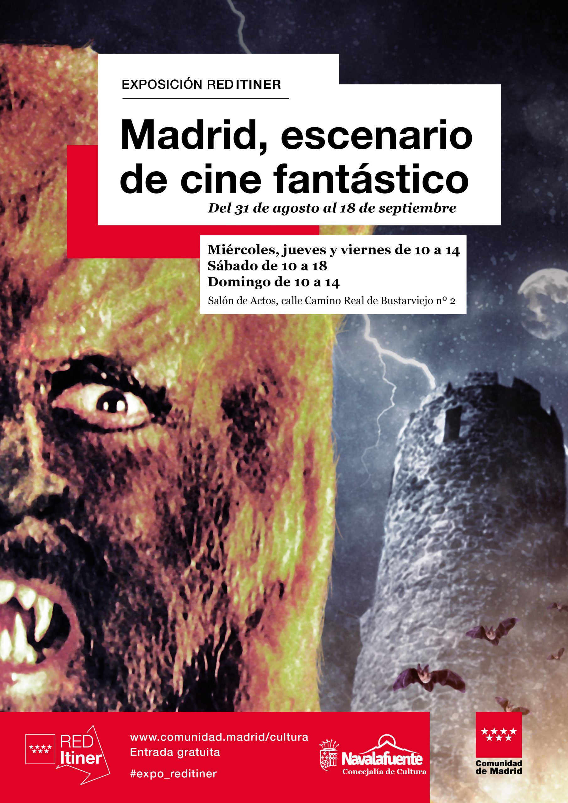 Cartel Cine fantastico Red Itiner