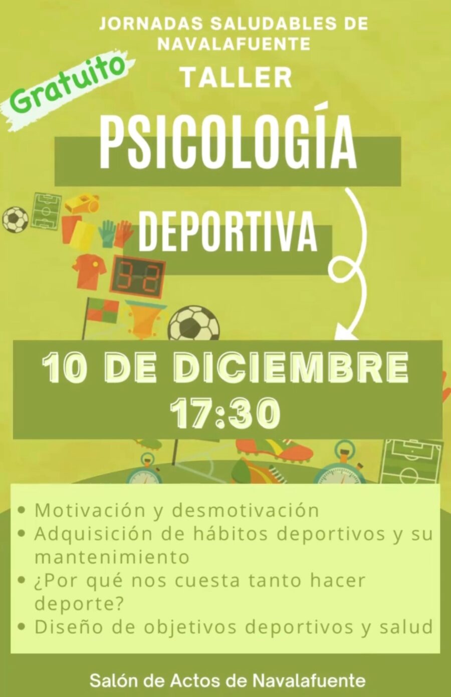 Taller psicología deportiva